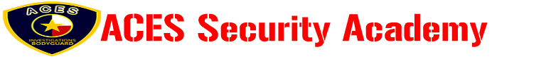 logo for texas security guard training company